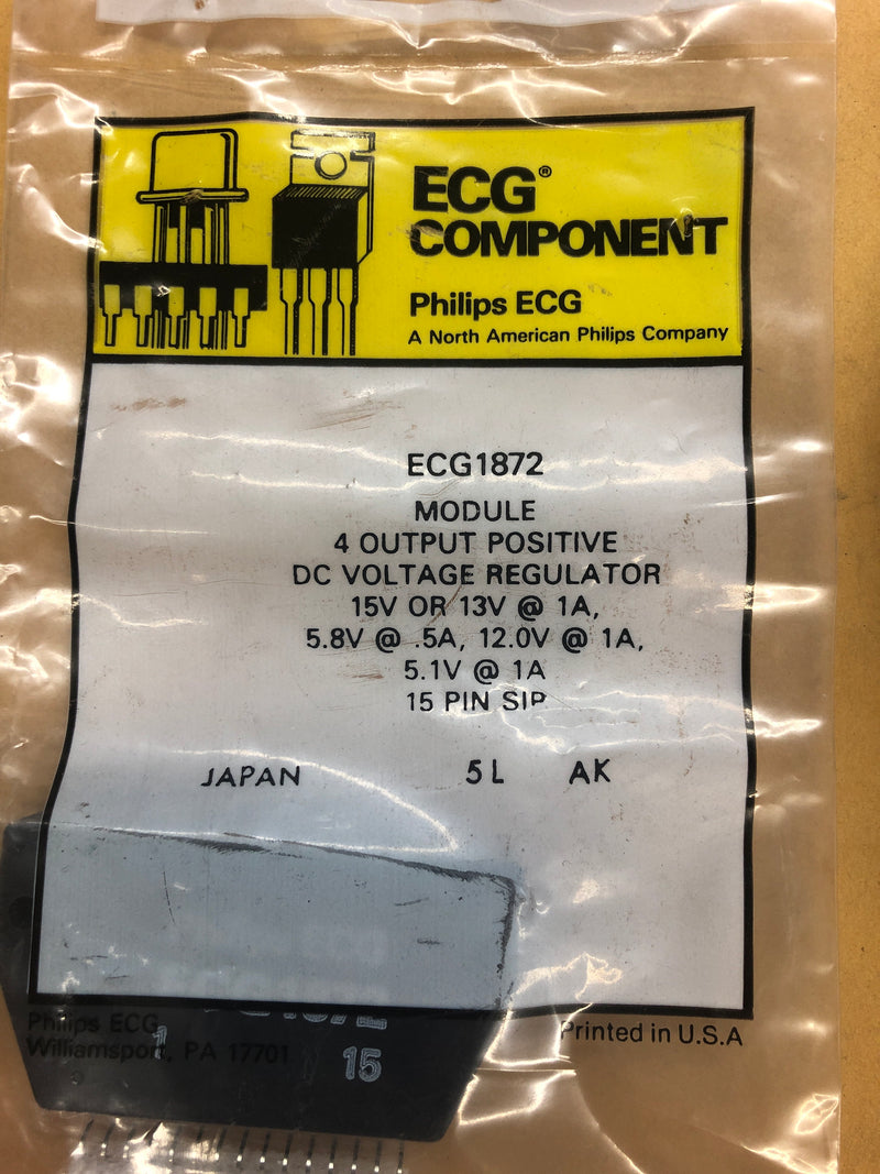 ECG1872 MOD OUTPUT REGULATOR