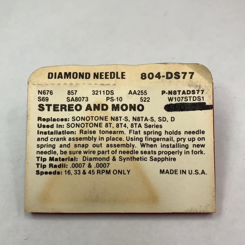 Pfanstiehl 804-DS77  Diamond Needle