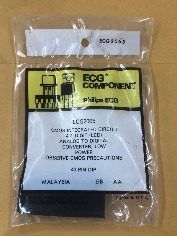 ECG2065 IC CMOS DIGIT ANALOG TO DIGITAL