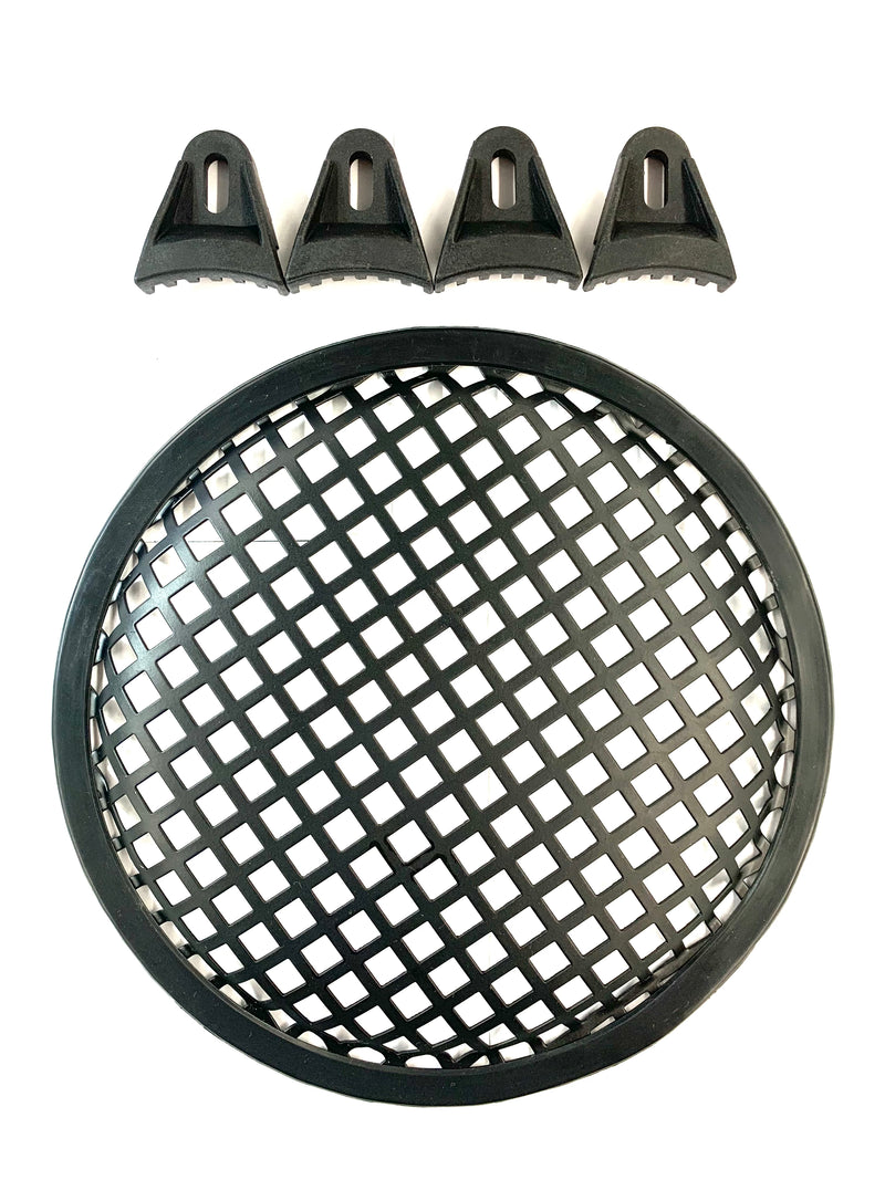 GR-5008, 8" Round Black Speaker Grill
