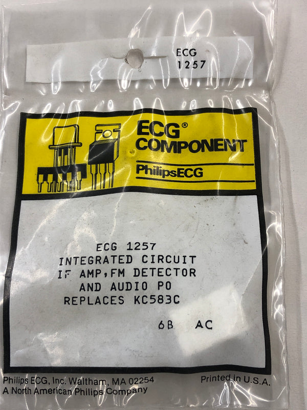 ECG1257 IC FM IF AMP AF PO