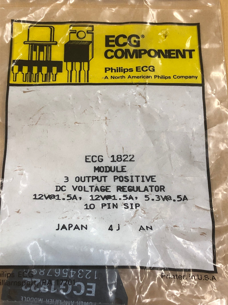 ECG1822 IC VCR OUTPUT VLTG REG