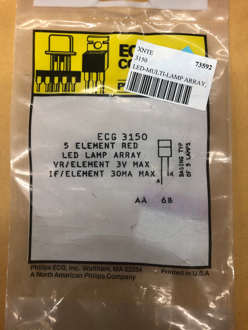 ECG3150 LED MULTI LAMP ARRAY RED – MarVac Electronics