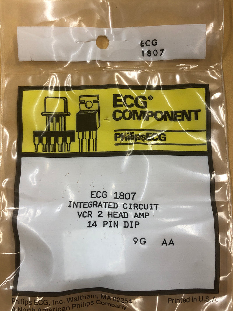 ECG1807 IC HEAD AMP FOR VCR