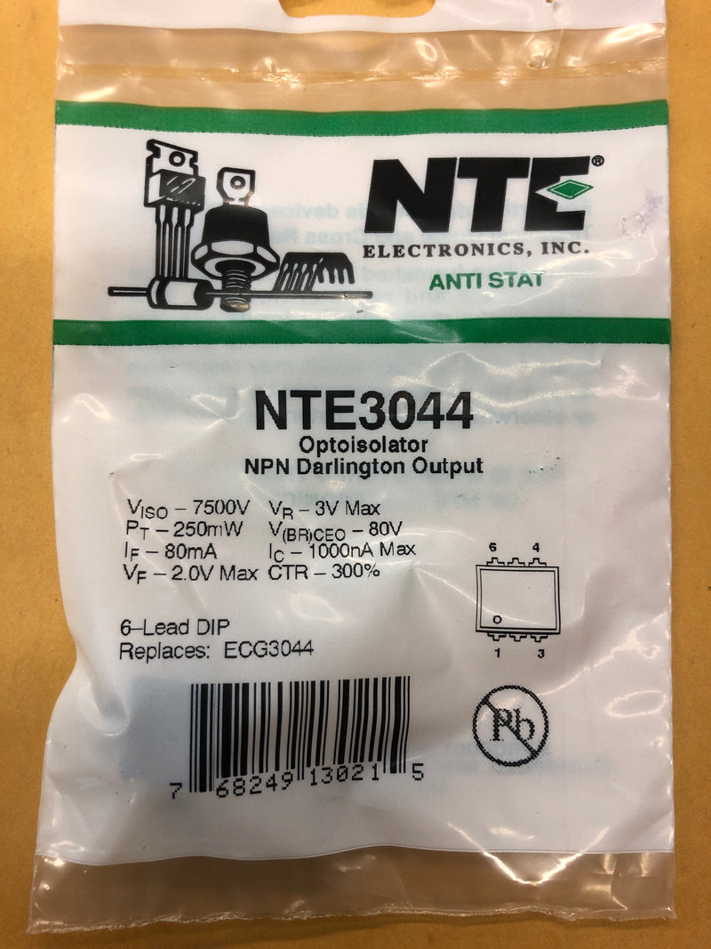 NTE3044 OPTOISOLATOR DARL