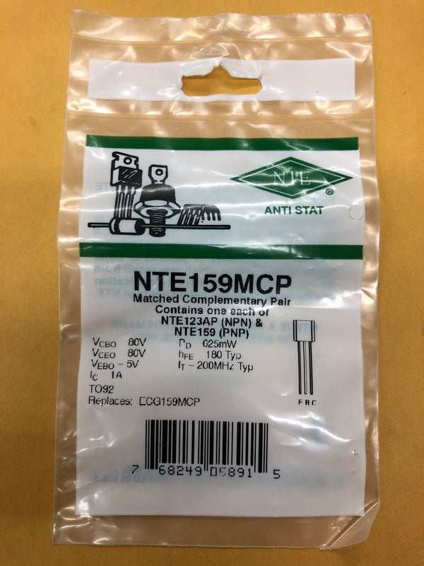 NTE159MCP MATCHED COMPLEMENTARY