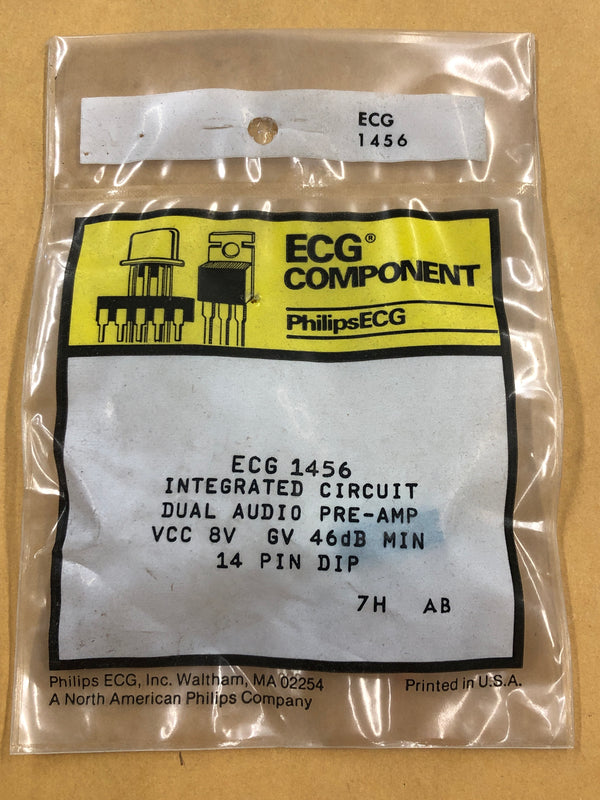 ECG1456 IC DUAL AUDIO PREAMP