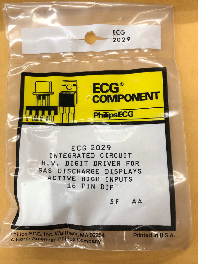 ECG2029 IC HV DIGIT DRIVER