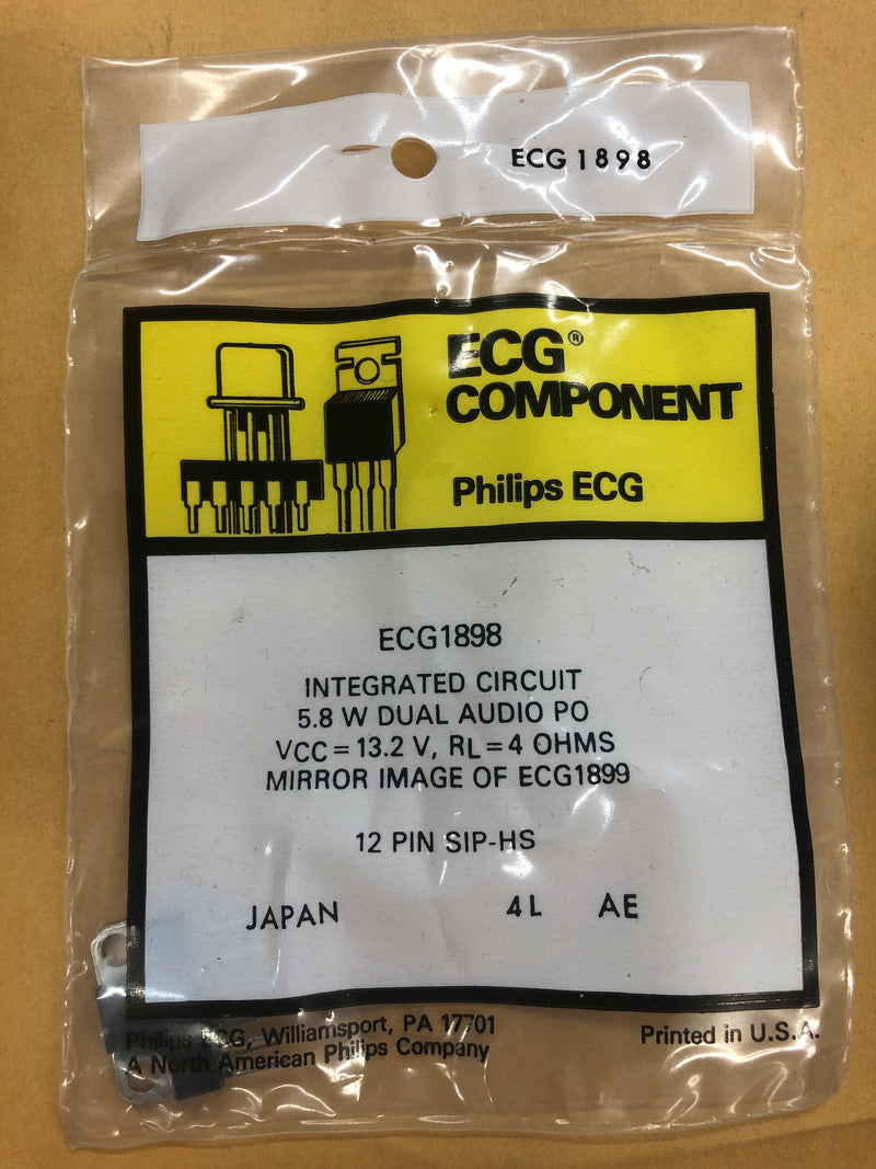 ECG1898 IC PWR AMP