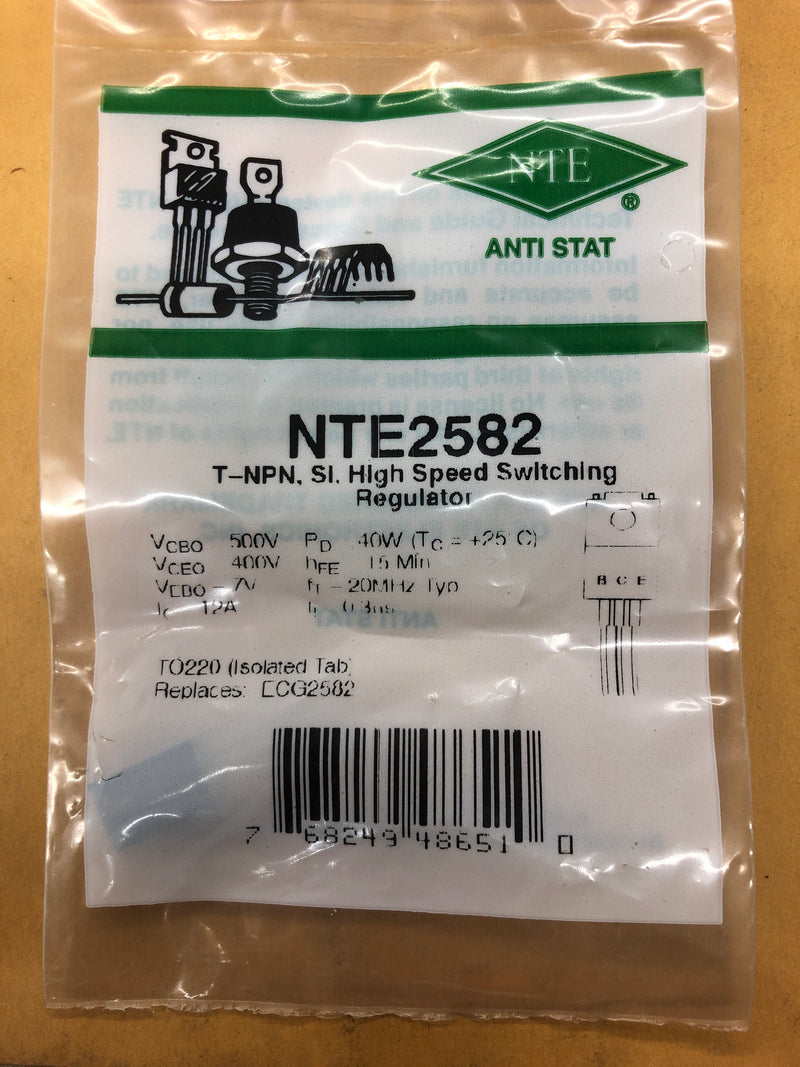 NTE2582 T NPN SI HI SPEED SWITH