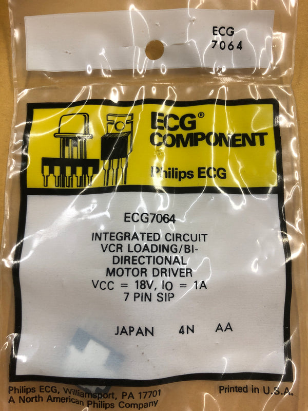 NTE/ECG 7064 INTEGRATED CIRCUIT