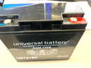 UPG UB12180 I1, 12V @ 18AH Sealed Lead Acid (SLA) Battery w/Screw Down Terminals