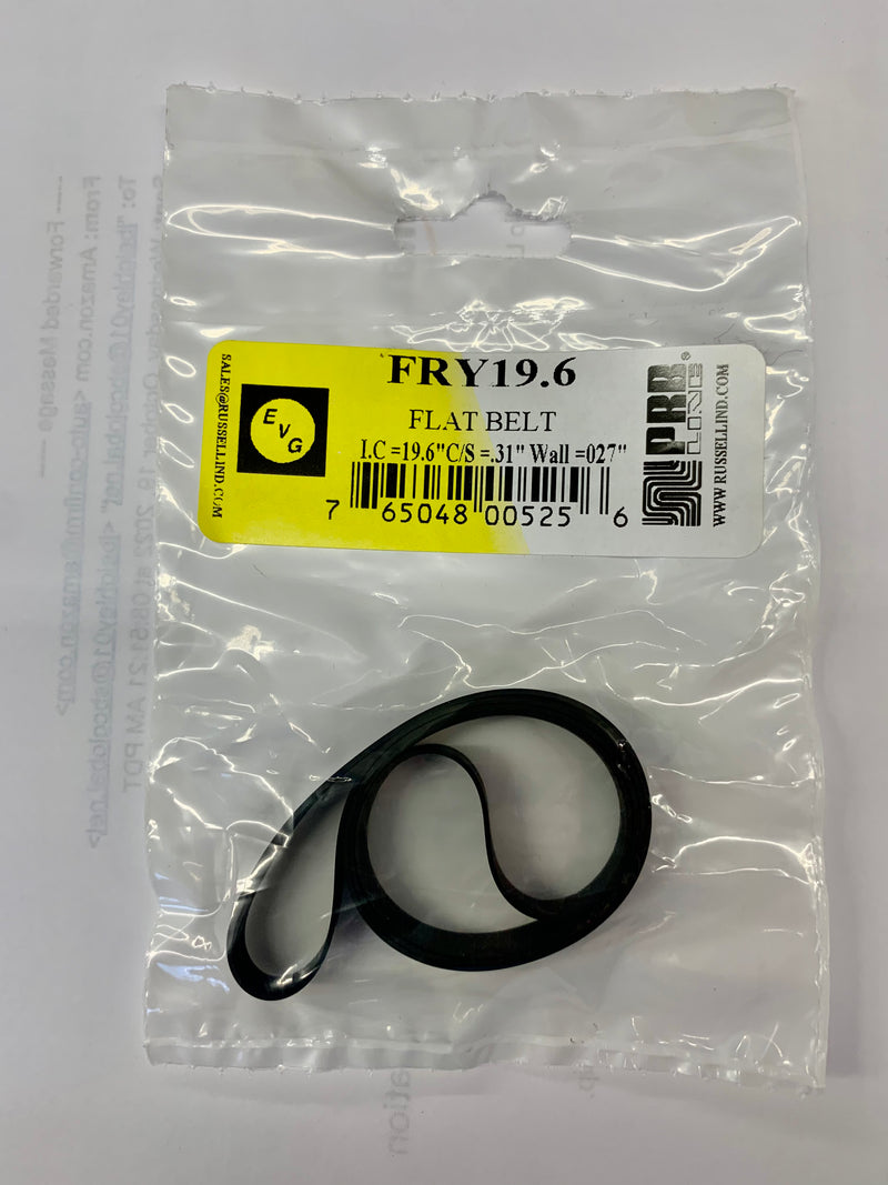 PRB FRY 19.6 Flat Belt for VCR, Cassette, CD Drive or DVD Drive FRY19.6