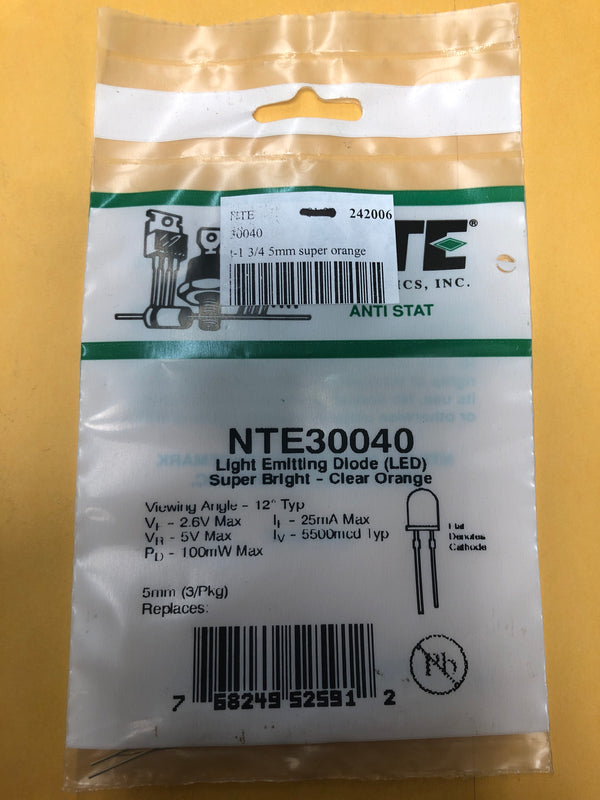 NTE30040 LIGHT EMITTING DIODE