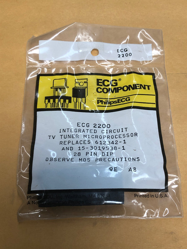 ECG2200 IC TV TUNER MICROPROCESSOR