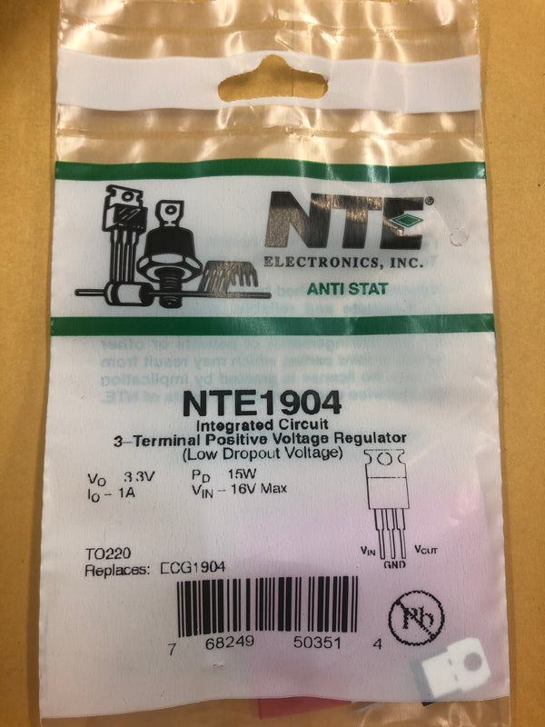 NTE1904 INTEGRATED CIRCUIT