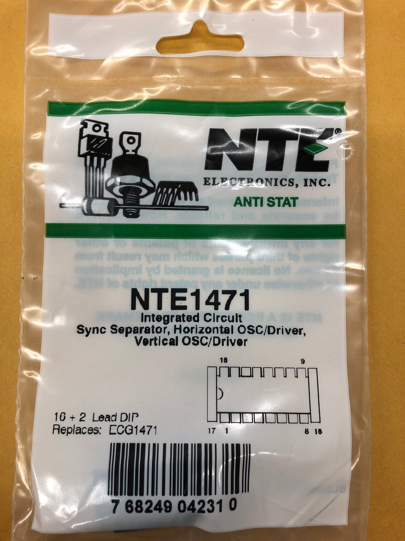 NTE1471 INTEGRATED CIRCUIT