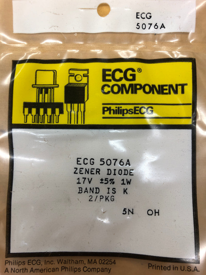 ECG5076A ZENER DIODE