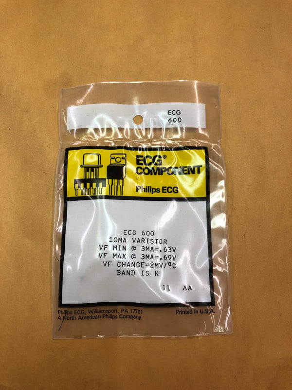 ECG600 10MA Varistor (NTE600)