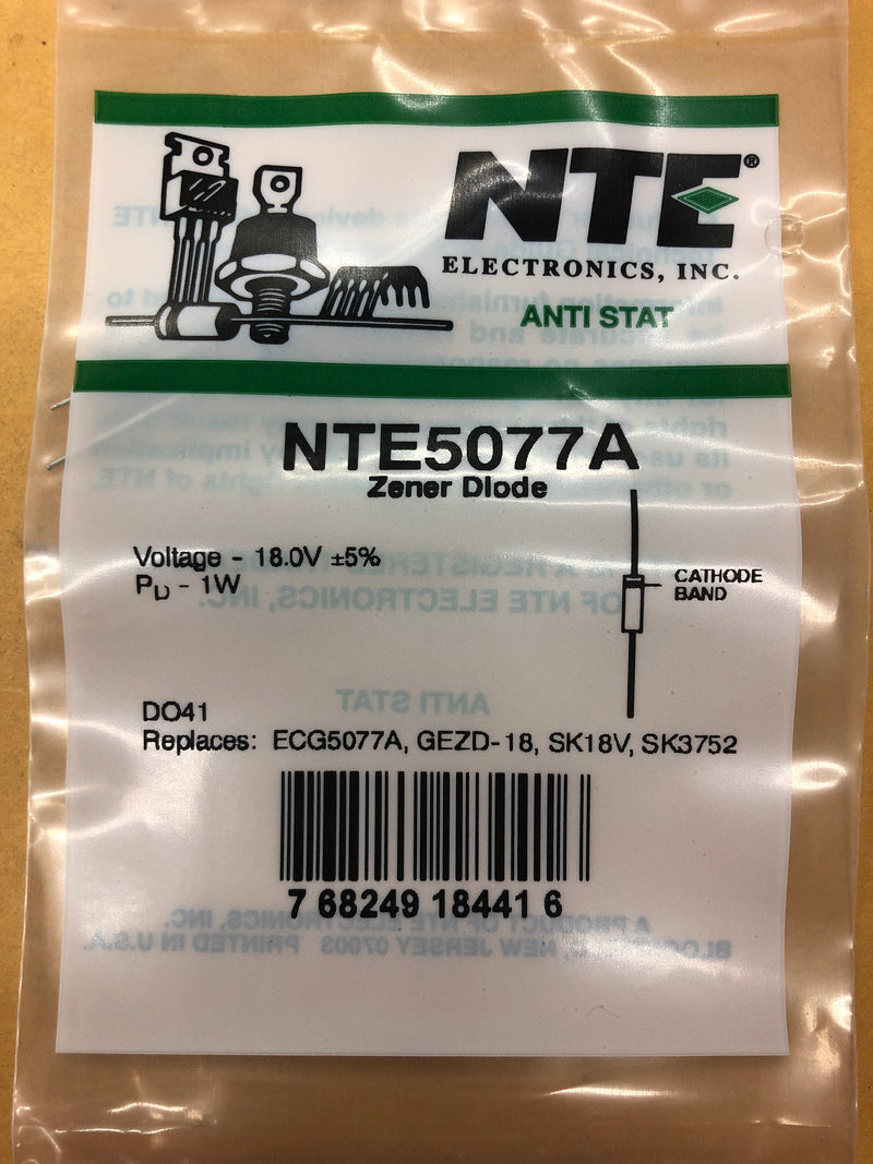 NTE5077A ZENER DIODE