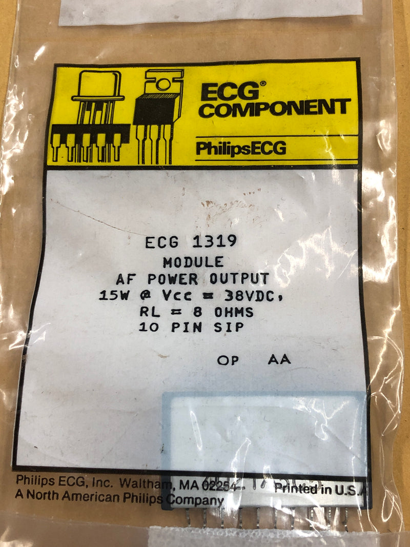 ECG1319 MOD AF Power Output