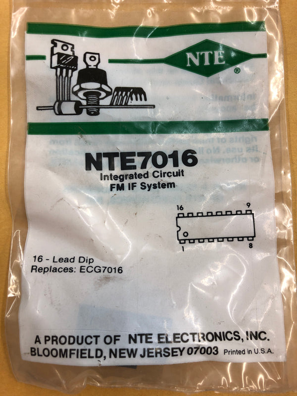 NTE7016 INTEGRATED CIRCUIT (ECG7016)