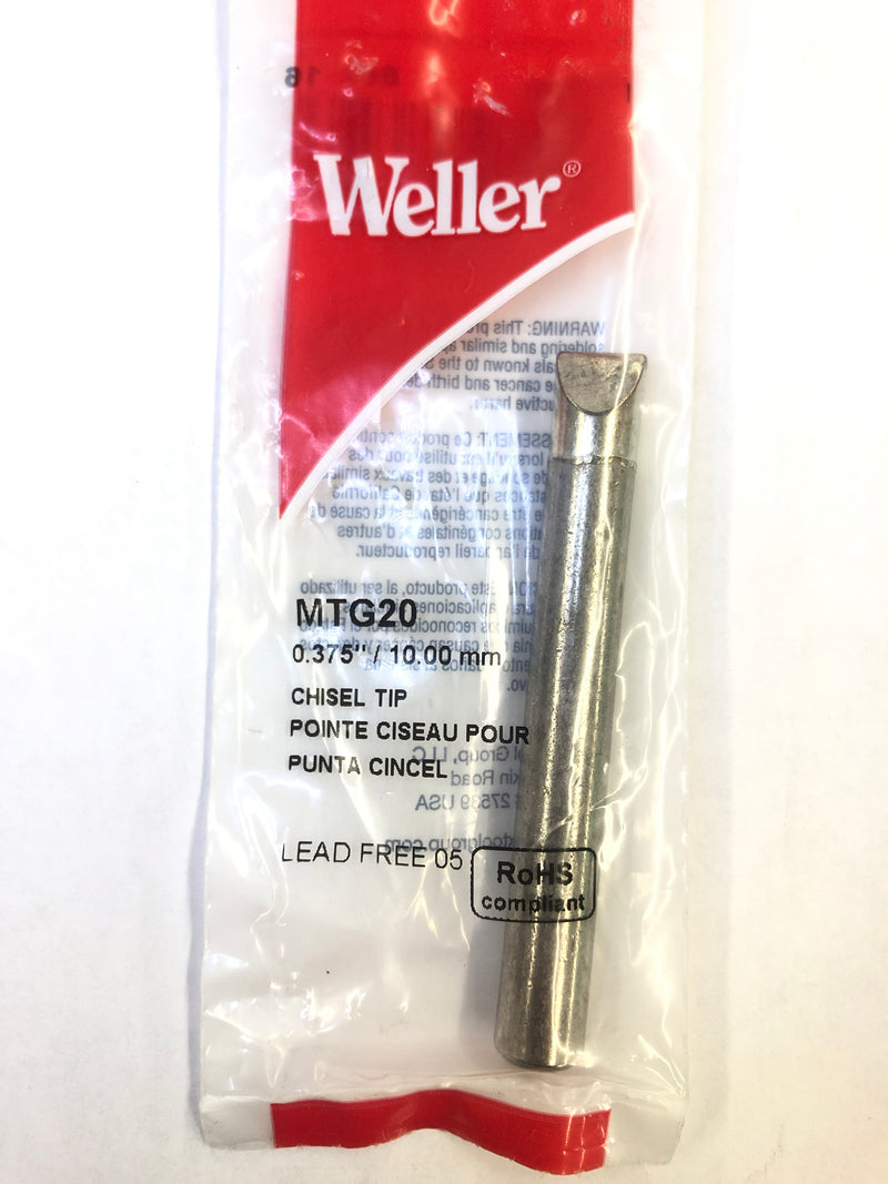 NEW Weller MTG20 3/8" Chisel Tip for SPG80 & WLC200 Soldering Irons