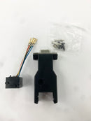 AD-9FT6-BK2, DB9 Female to RJ11 6C 2Piece Hood BLACK, 9pin Male D-Sub Adapter Kit