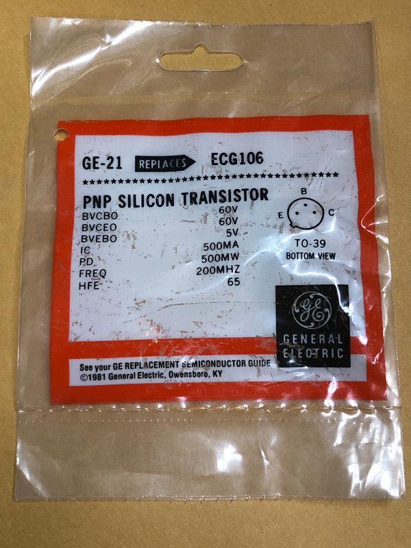 Silicon PNP transistor switching GE-21 (106)