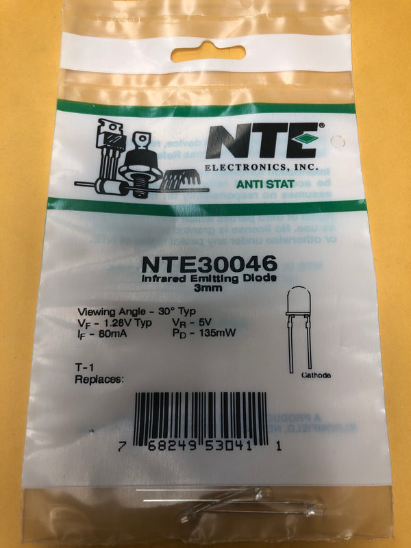 NTE30046 INFRARED EMITTING DIODE