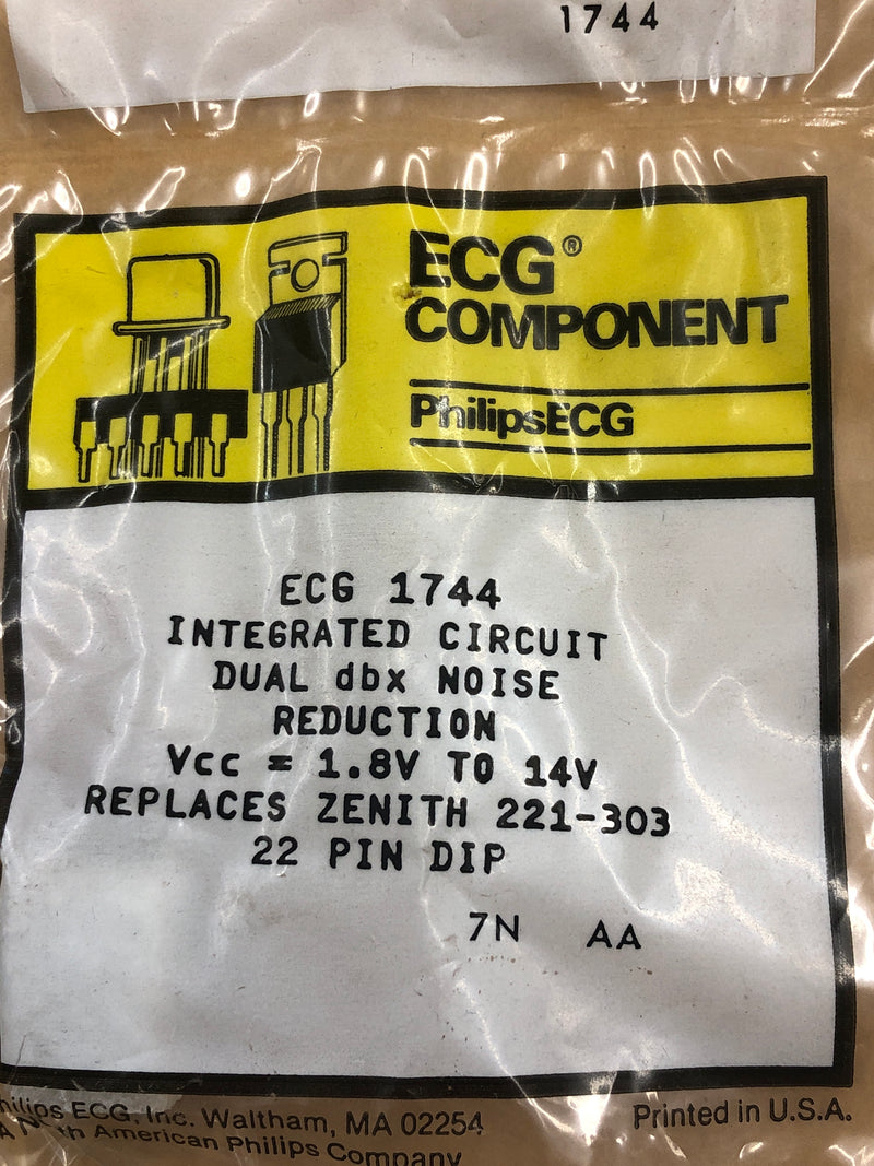 ECG1744 IC DUAL SYSTEM