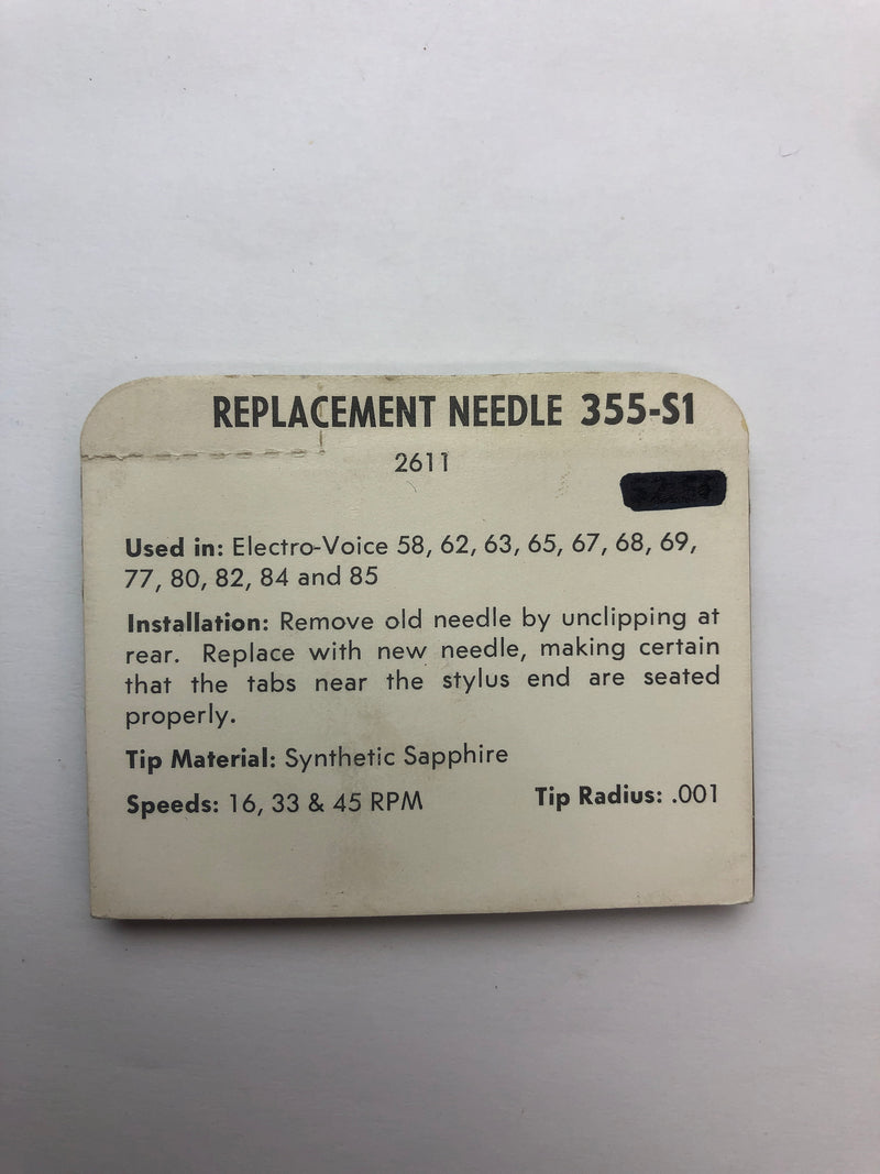 Pfanstiehl 355-S1 Sapphire Needle