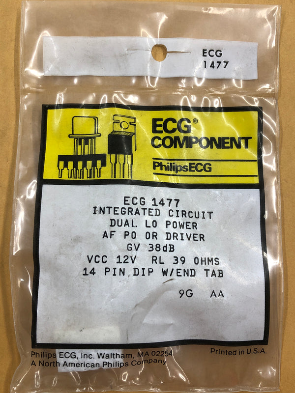 ECG1477 IC DUAL LO PWR AF PO