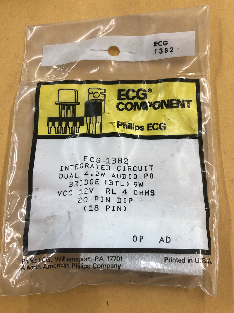 ECG1382 IC DUAL AUDIO PO