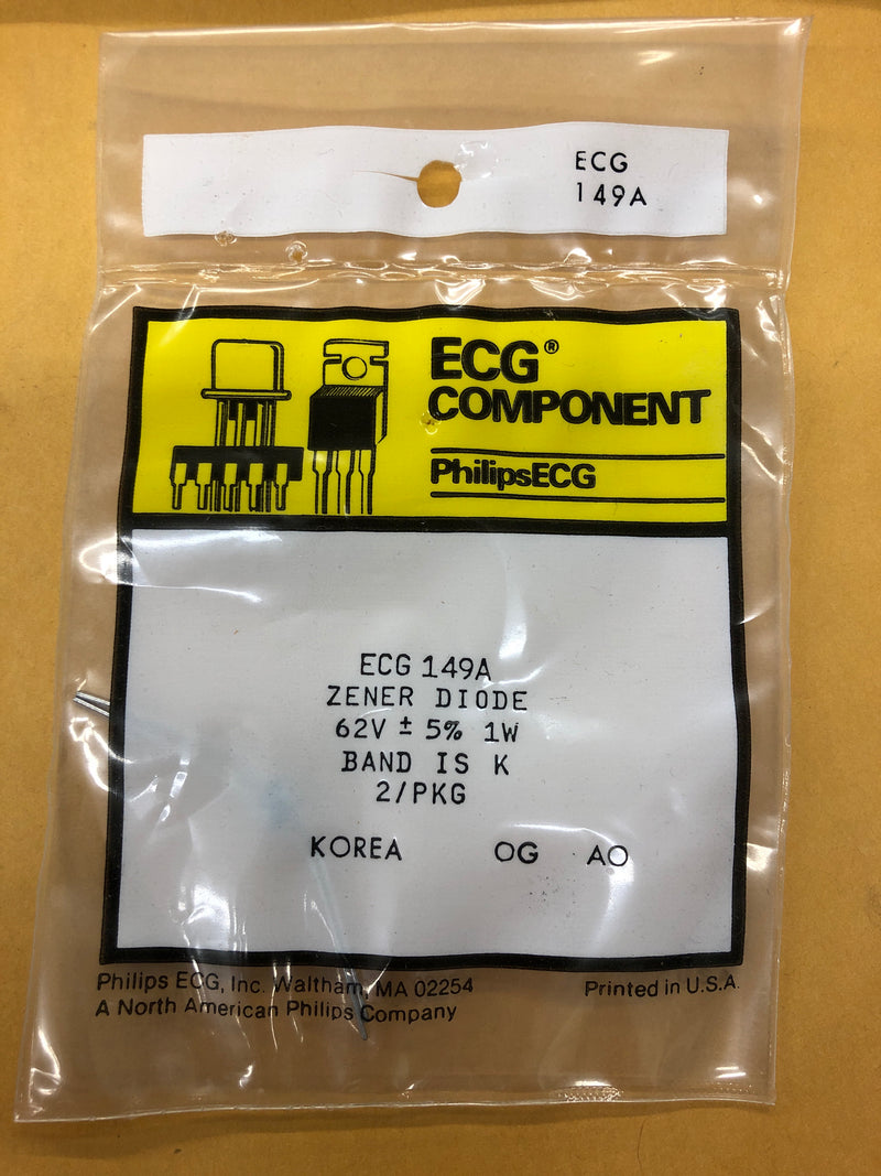 ECG149A 62V @ 1 Watt Zener Diode