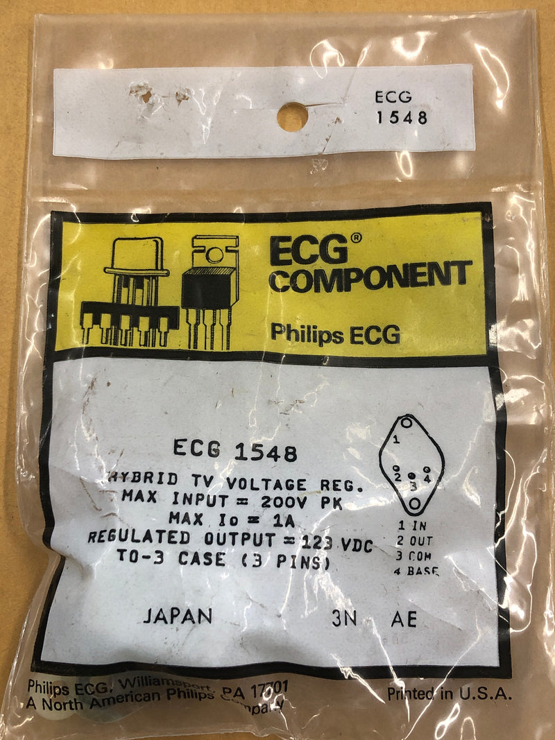 ECG1548 IC HYBRID TV VOLTAGE REGULATOR