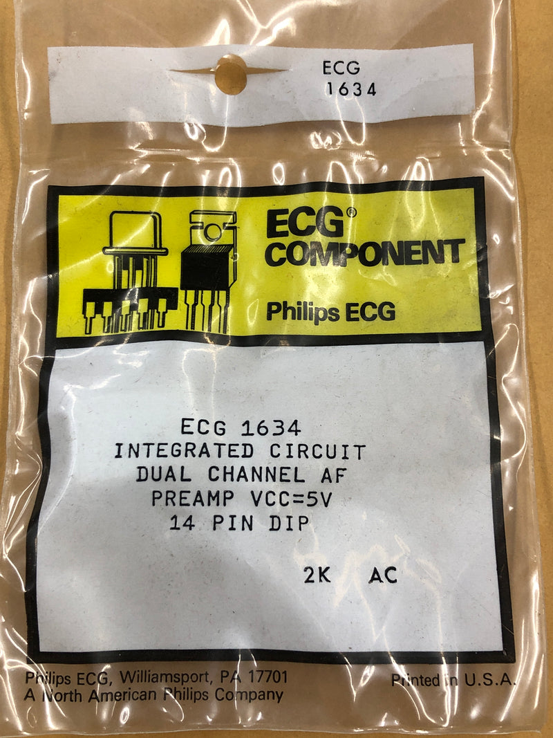 ECG1634 IC DUAL PREAMP