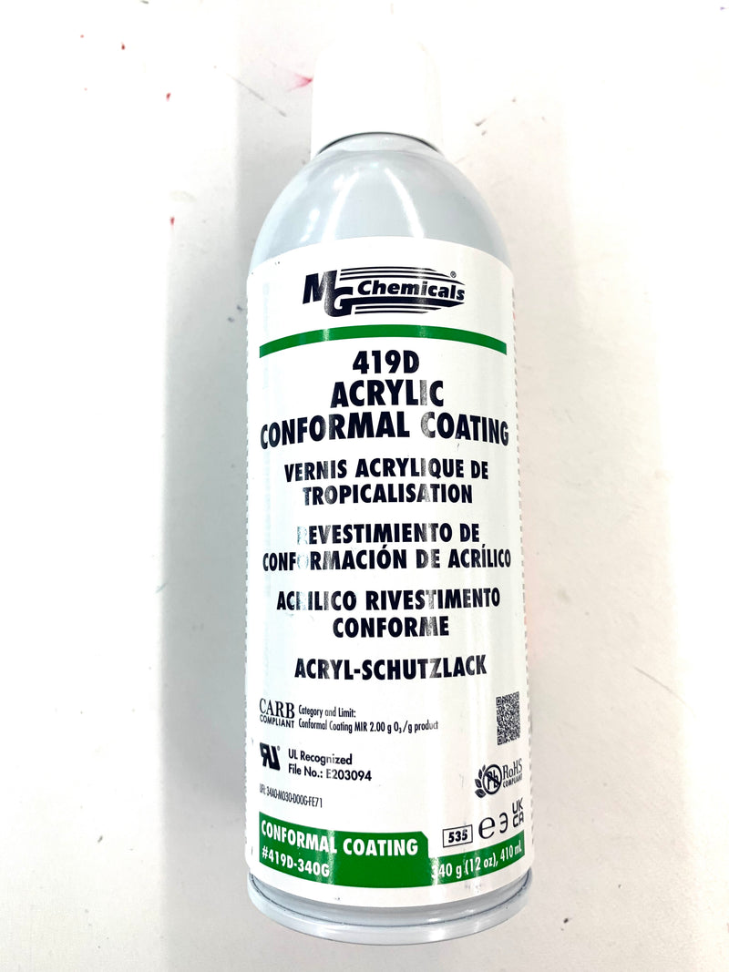 Acrylic lacquer Conformal Coating 340g 419D-340G
