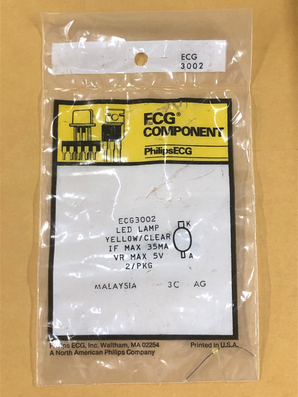 ECG3002 LED YEL LO PROFILE