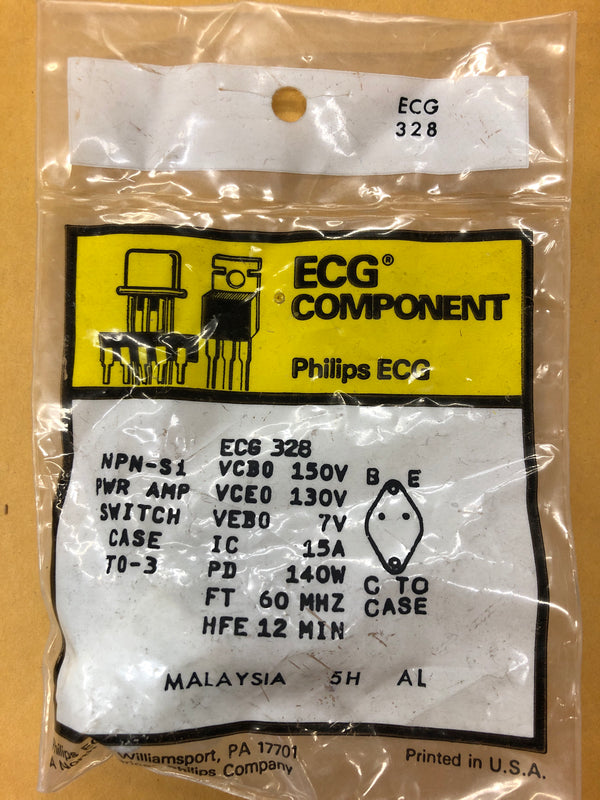 ECG328 T NPN SI PWR AMP (NTE328)