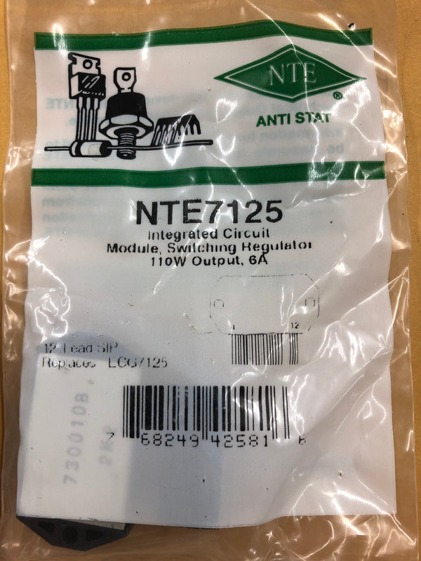 NTE7125 INTEGRATED CIRCUIT