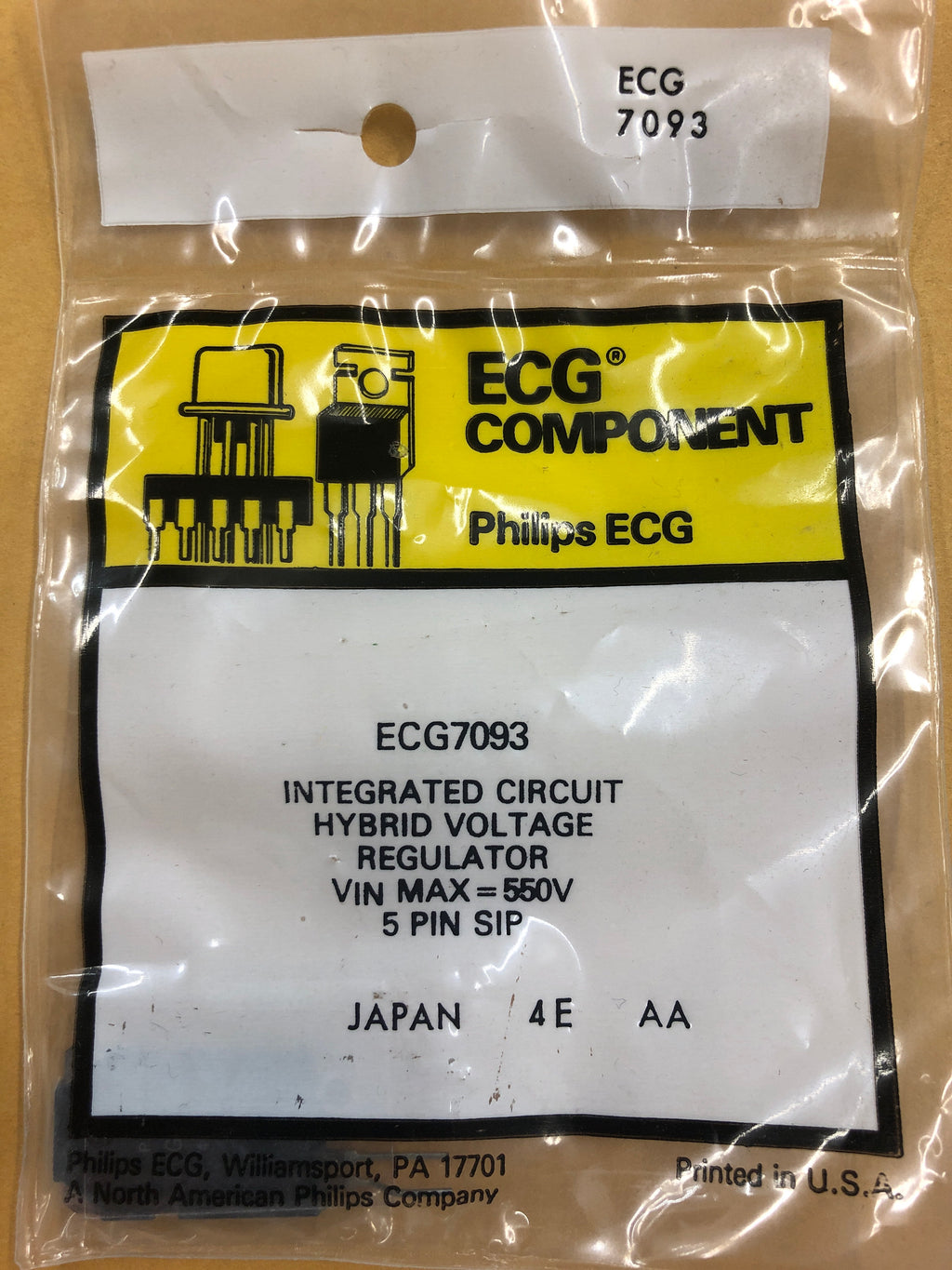 NTE/ECG 7093 INTEGRATED CIRCUIT – MarVac Electronics