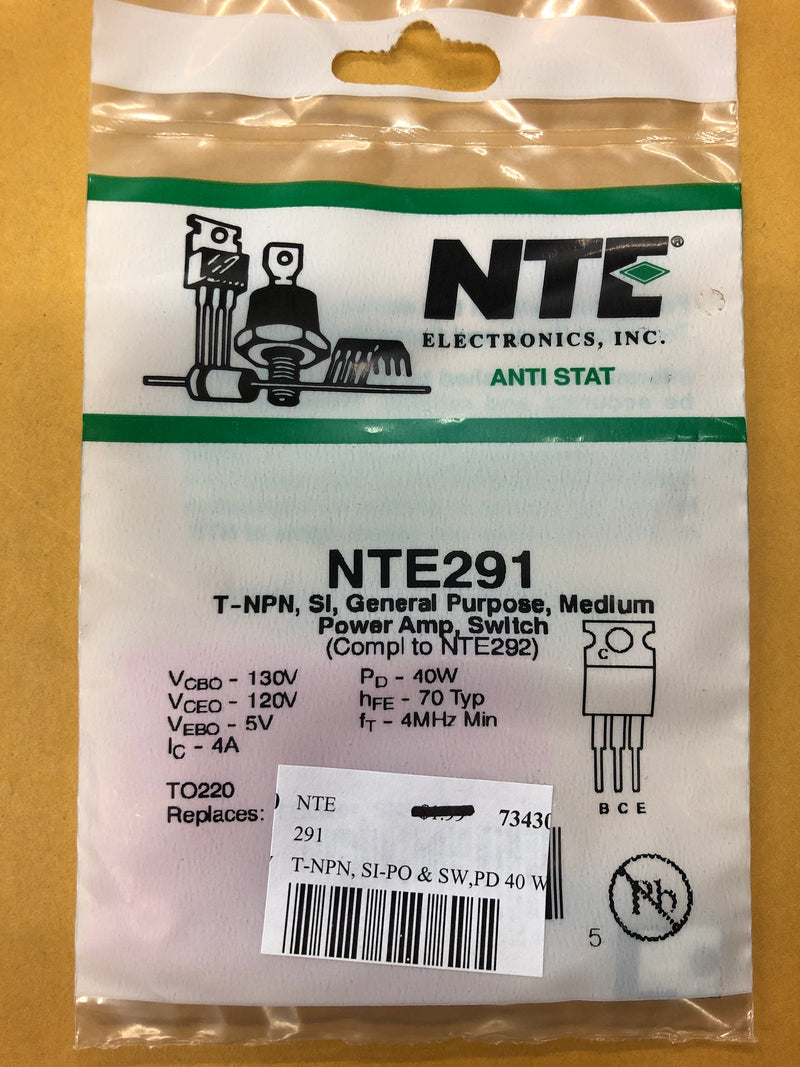 NTE291 T NPN SI GENERAL PURPOSE