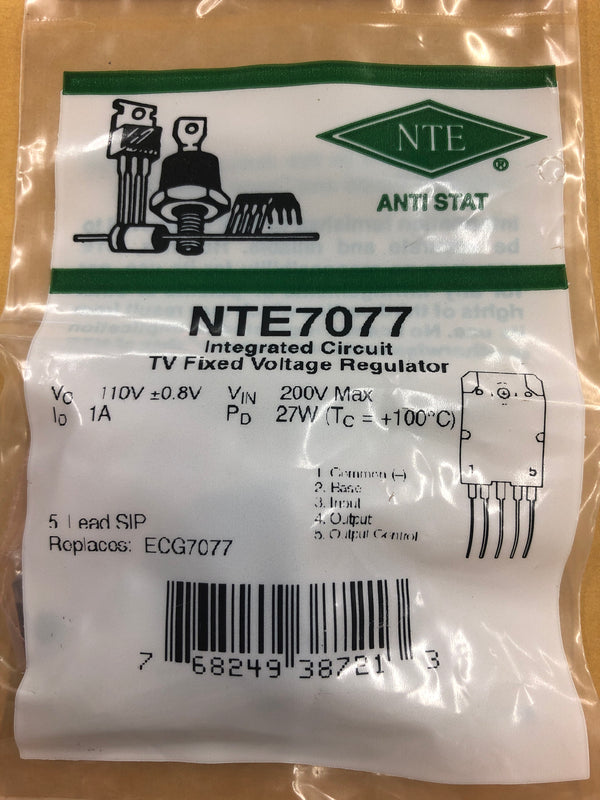 NTE7077 INTEGRATED CIRCUIT