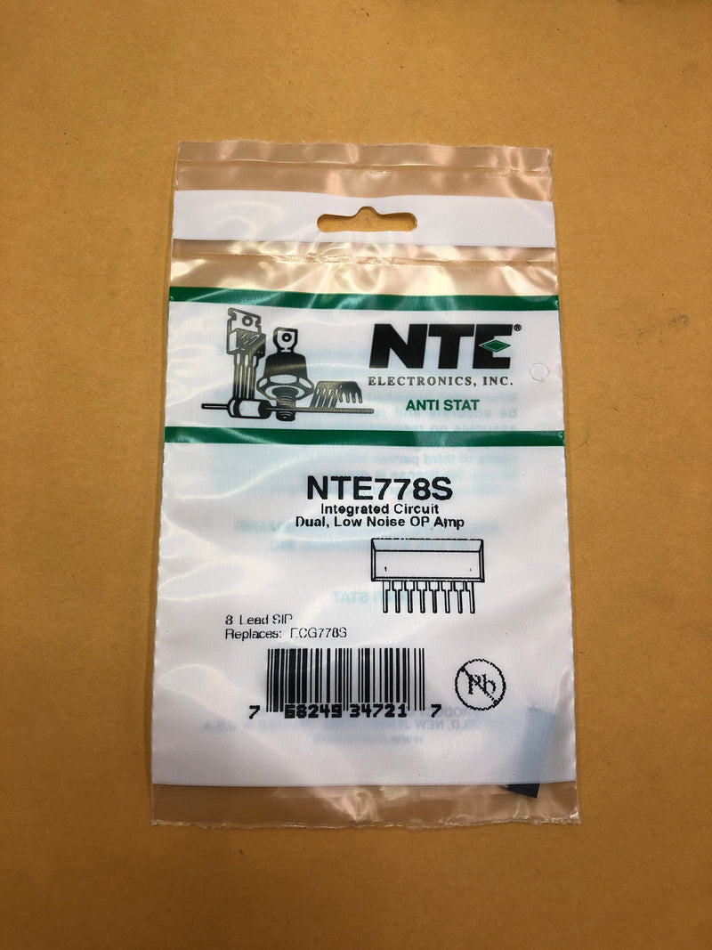 NTE778S IC Dual Low Noise OP Amp