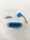 AD-25MT6-B2 DB25 Male to RJ11 6C 2Piece Hood BLUE, 25pin Female D-Sub Adapter Kit