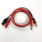 MVBP-AC Banana Plug to Alligator Clip Red & Black Cables 3ft (1 meter)