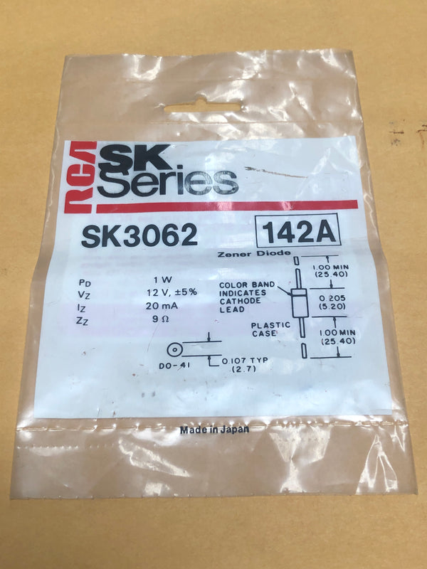 Zener diode SK3062 (142A)
