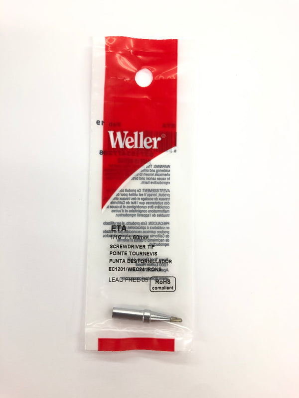 New Weller ETA 0.062'' / 1.60mm Screwdriver Tip For PES50, PES51, WES50 & WE1010