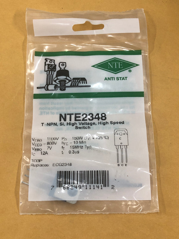 NTE2348 T NPN SI HI VLTG SPEED SW